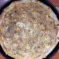 El cooksnap de Anna Maria Lanciotti cuando hizo Tarta de verdeo y champiñones.