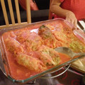 El cooksnap de Laura Ortega Berenguer cuando hizo Sarmale de pollo.