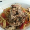 robo424's cooksnap of when they made Grilled Cilantro Chicken with Spicy Thai noodles.