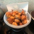 El cooksnap de Daniela Araujo cuando hizo Buñuelos dulces.