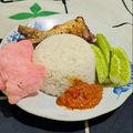 Cooksnap Devi Dirgaa semasa beliau membuat Nasi Lemak Santan Ummi Rizqi.