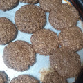 El cooksnap de Azu cuando hizo Galletitas de avena🍪 SIN banana, SIN manteca. Bien crujientes y sabrosas 😋.