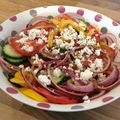 daniel's cooksnap of when they made Greek salad 🥗.