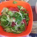 El cooksnap de Claudia cuando hizo Ensalada .