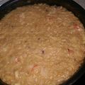 El cooksnap de conxi cuando hizo Risotto calamares y gambones (Risotto calamari e gamberones).