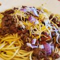 Jay Lee's cooksnap of when they made Crockpot Cincinnati Chili.