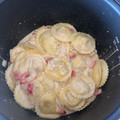 El cooksnap de Laura cuando hizo Pasta con gambas al curry.