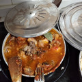El cooksnap de raquelgtsv cuando hizo Conejo en salsa con majada de hígado.