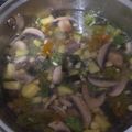 El cooksnap de Mare Monts cuando hizo Sopa de milpa.