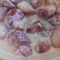 El cooksnap de Esther Soto cuando hizo Fresas con crema.