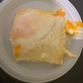 Cooksnap από Εμμανουήλ Χριστούδης στη συνταγή Αυγά μάτια.... Στο φούρνο!!