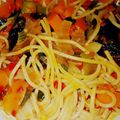 Aysharh's cooksnap of when they made Spaghetti and meatballs.
