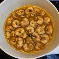 El cooksnap de Elena cuando hizo Gambas al ajillo en microondas.