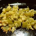 El cooksnap de Claudia Medin cuando hizo Revuelto de pencas de acelga.