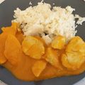 El cooksnap de andrea cuando hizo Pavo en salsa de zanahoria.