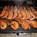 El cooksnap de Sandra B. cuando hizo Gambas tostadas con aliño de aceite con ajos y perejil.