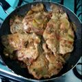 El cooksnap de Karol Armando Gómez Ríos cuando hizo Cerdo con manzanas.