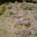 El cooksnap de Martha Favela cuando hizo Pollo en crema de champiñones.