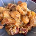 Cooksnap από Elenaaaki στη συνταγή Λουκάνικα και baby πατάτες με μουστάρδα, μέλι και κρασί!