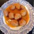 El cooksnap de Javier cuando hizo Albóndigas en salsa española.