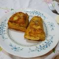 El cooksnap de Mari Infante Santana cuando hizo San jacobos de calabacín con jamón y queso.