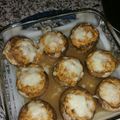El cooksnap de maycuchi cuando hizo Champiñones rellenos de nata y bacon🍄.