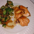 El cooksnap de Esther Sillero cuando hizo Salmón con salsa de miel.