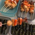 Cooksnap dari lutfiadicha untuk resep Bekal sekolah: sate sosis, nuggets, bakso, dan crab stick