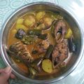 Amrita Mallik 's cooksnap of when they made Ilish Beguner Jhol.