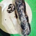 El cooksnap de Trigueña Meneses cuando hizo Salchichón de chocolate.