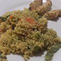 El cooksnap de Sara PA cuando hizo Cus cus de pollo al curry con coco.