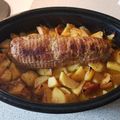 Cooksnap από Dimitra Kontonikolaou στη συνταγή Ρολό κοτόπουλο στη γάστρα με πατάτες baby