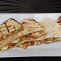 Roger Searle's cooksnap of when they made Chicken Quesadillas.