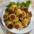 Cooksnap dari Bunda Lina untuk resep Sosis Lilit Mie