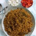 renu bhasin 's cooksnap of when they made Soya Pulav.