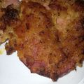 Jojo's cooksnap of when they made Baked Ham in orange pineapple dijon glaze.