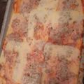 El cooksnap de Stephanie Diaz cuando hizo Pizza licuada.