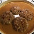 Robert 's cooksnap of when they made Salisbury Steak.