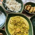 El cooksnap de Godot cuando hizo Camarones al curry con crema de coco.