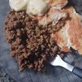 Cooksnap de Cris Maria quando cozinhou Carne picada low carb.