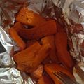 Cooksnap dari Fatma Zochra untuk resep Roasted sweet potato (ubi panggang)