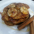 El cooksnap de Clau Castro cuando hizo Hot Cakes de Avena y Banana, Sin Harina.