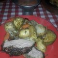 El cooksnap de Mario Vallejos cuando hizo Colita de cuadril con verduras al horno.