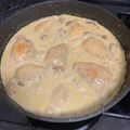 El cooksnap de Alessandra Pinol cuando hizo Contramuslos de pollo al curry con cerveza.