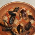 El cooksnap de Alahia Steel cuando hizo Arroz con salsa de mariscos.
