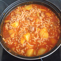 El cooksnap de Julián cuando hizo Fideos a la cazuela con patatas.