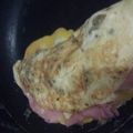 El cooksnap de M@bel cuando hizo Omelette de arvejas con jamón y queso.