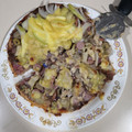 El cooksnap de Minerva Suarez Santana cuando hizo Pizza barbacoa estilo Telepizza.