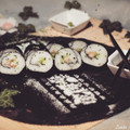 El cooksnap de Zaida TC @alquimiasfood cuando hizo Sushi (Futo-maki).