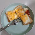 Cooksnap dari Lina untuk resep Roti Keju Telur Panggang anti gagal mudah cocok untuk Sarapan Pa